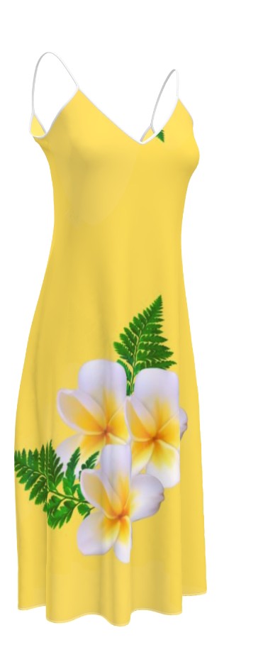 Yellow Floral dress