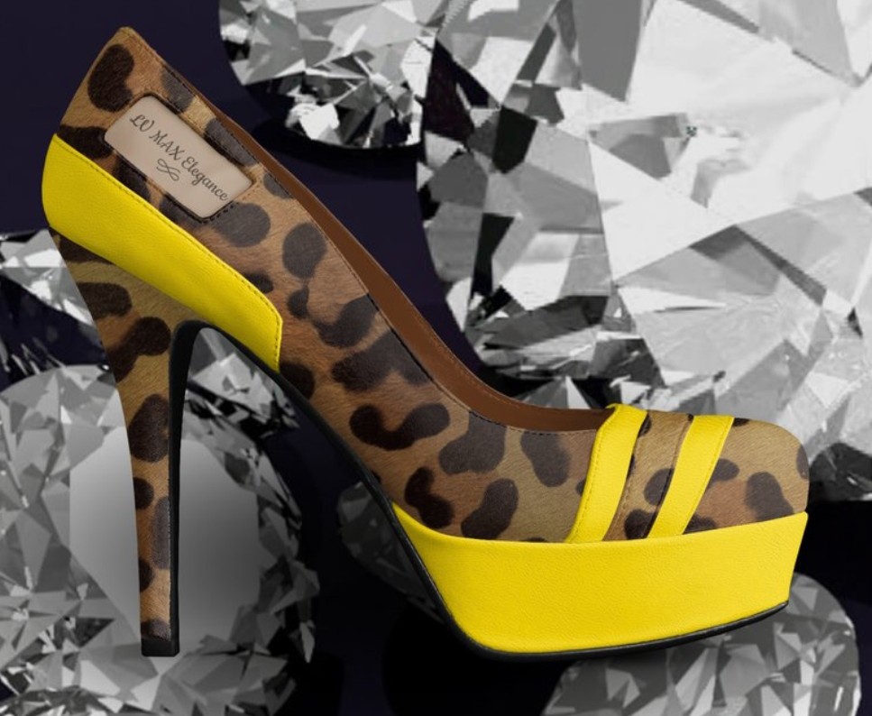 Striped Platform Pump